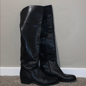 Via Spiga black over the knee boots